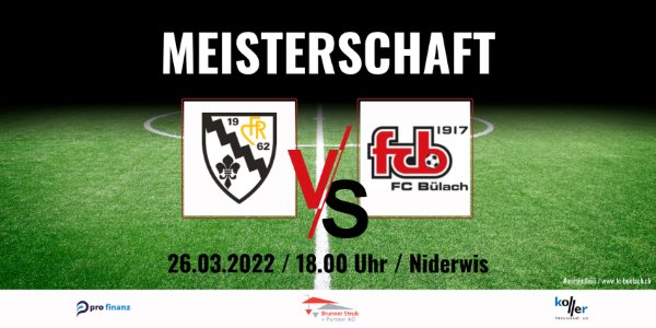 Herren 1: Rückrundenstart gegen den FC Räterschen Herren 1: Rückrundenstart gegen den FC Räterschen