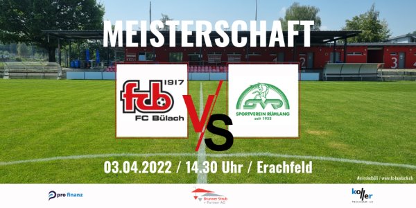 Herren 1: Vorbericht FC Bülach vs. SV Rümlang