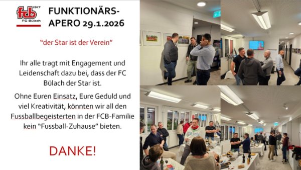 Funktionärsapero 29.01.2026