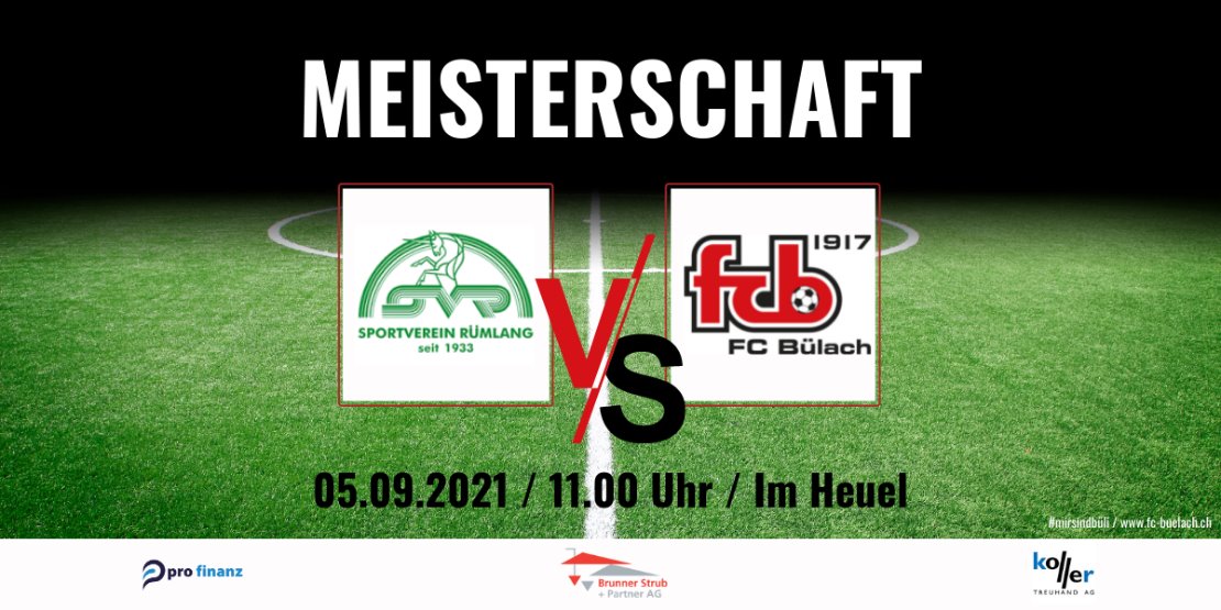 Herren 1 - Es geht für die Bülacher am kommenden Sonntag gegen den SV Rümlang weiter