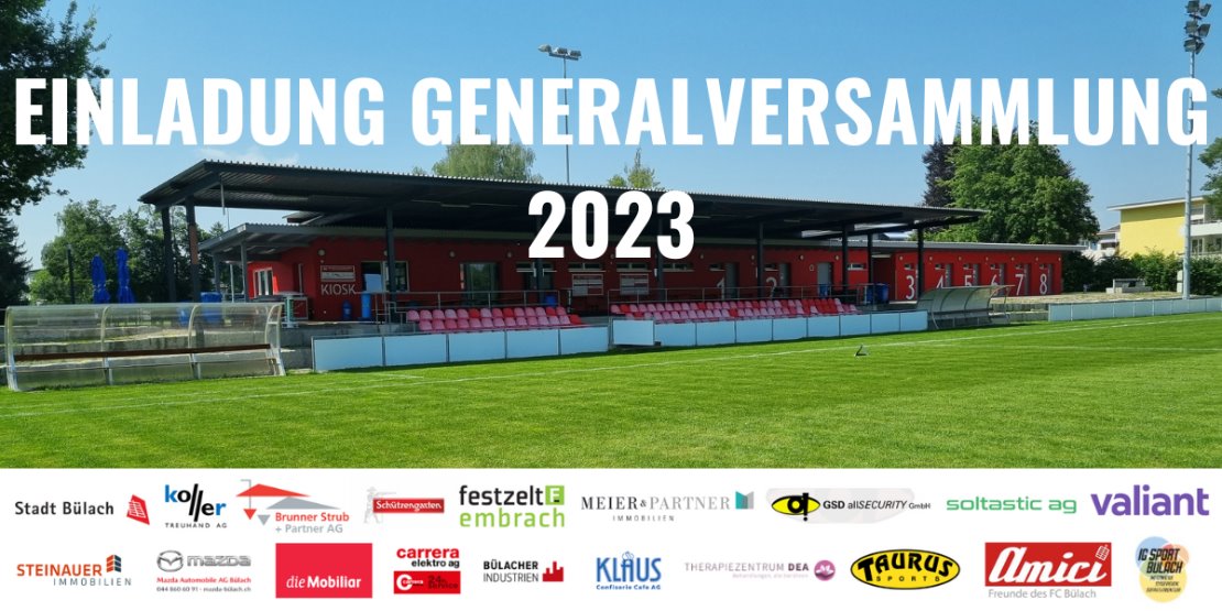 Einladung zur 106. ordentlichen Generalversammlung