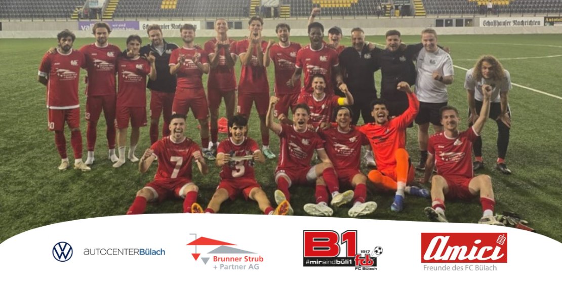 Herren 1: Verdienter 3:1-Sieg beim starken FC Schaffhausen