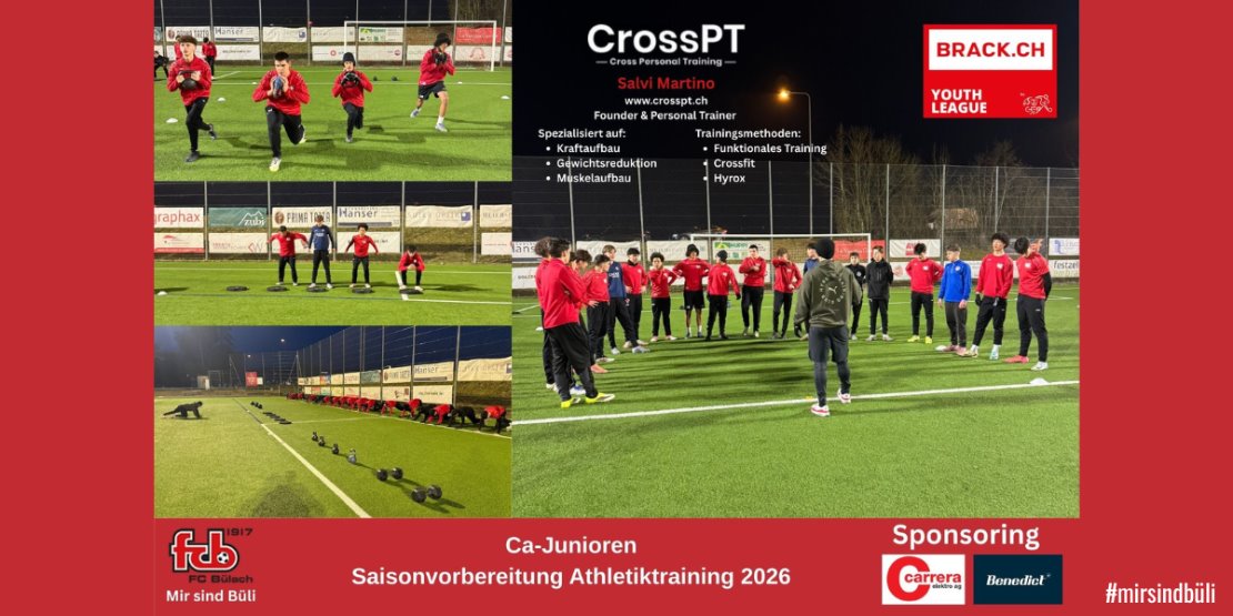 Ca Junioren mit Vollgas in die Vorbereitung gestartet