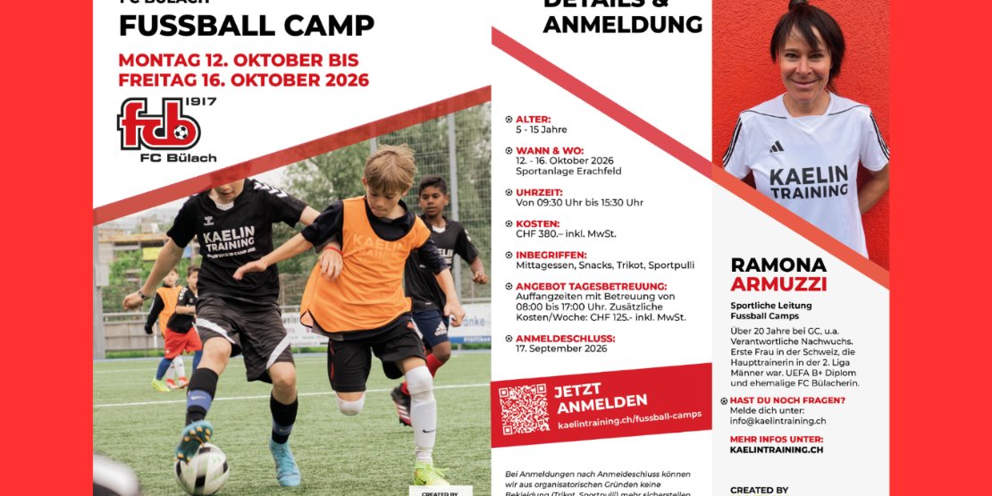 FC Bülach Fussballcamp ab Herbst 2026! 