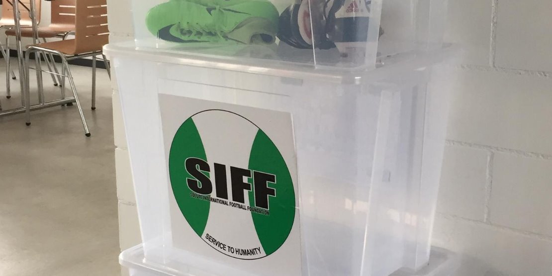 „Tschuttischueh-Spendeaktion“ für die SIFF Solute International Football Foundation in Nigeria